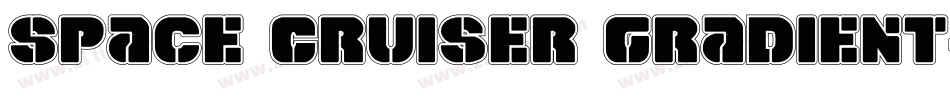 Space Cruiser Gradient字体转换